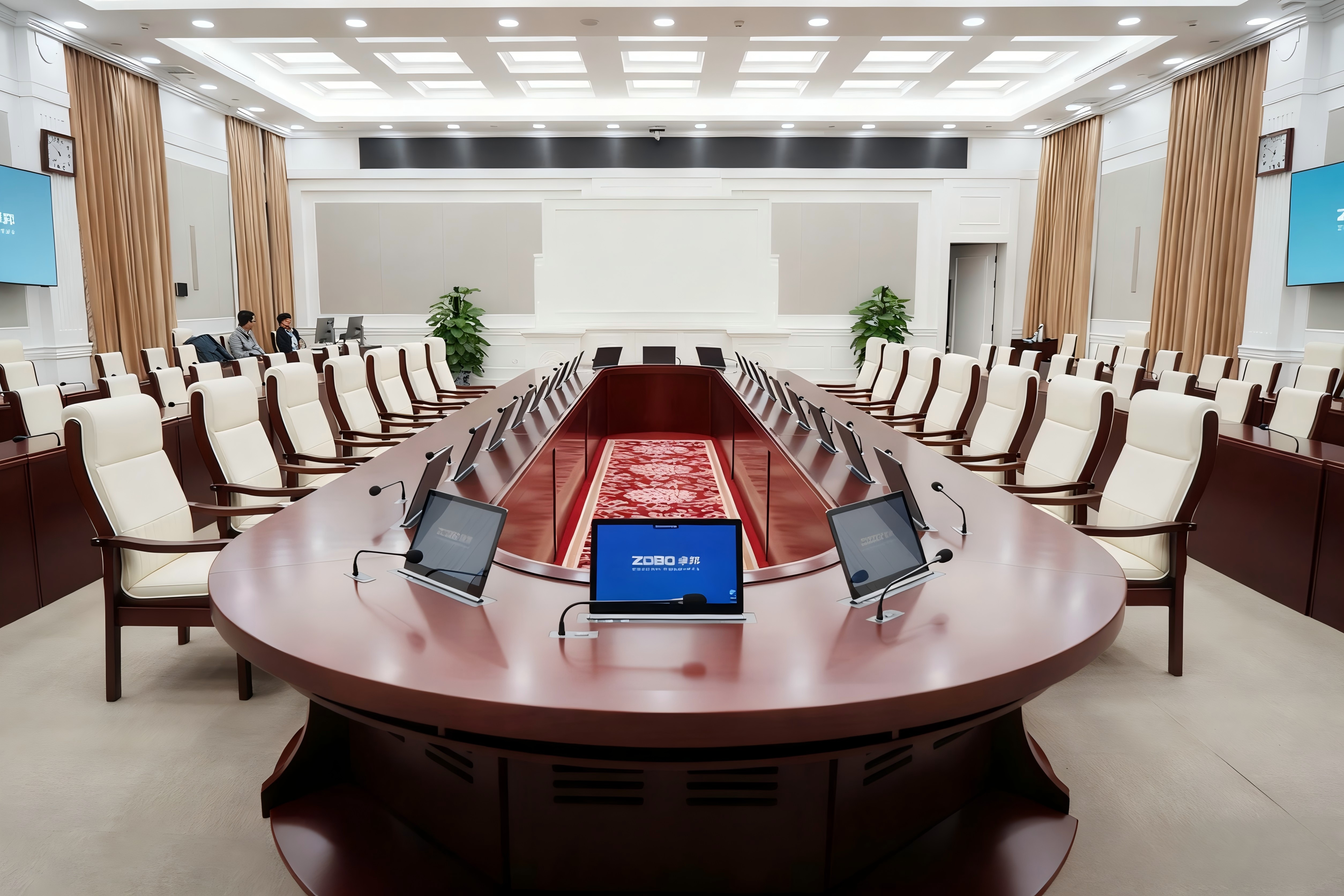无纸化会议系统_会议室香蕉视频导航设备_会议室扩声系统设备-ZOBO香蕉视频在线播放案例-北京市丰台区应急指挥中心