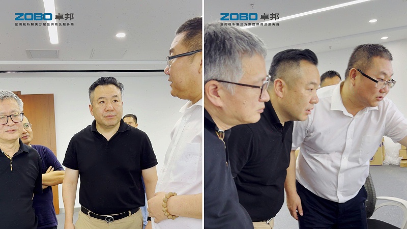 ZOBO香蕉视频在线播放张新峰与协会领导走访中建电子信息技术有限公司，共商发展大计