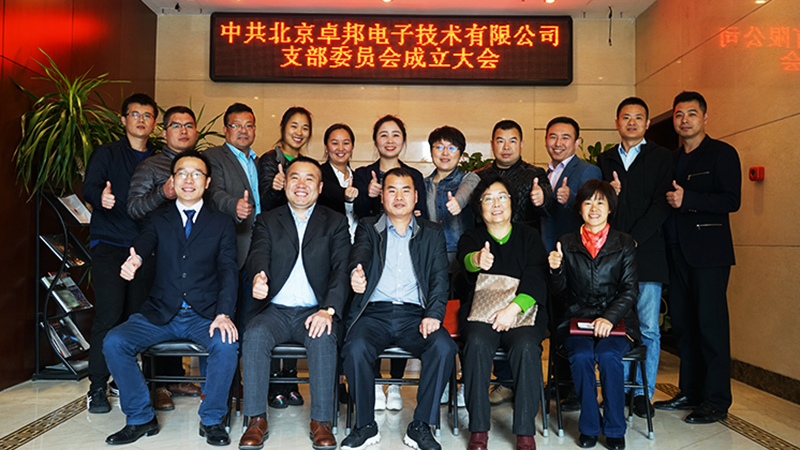 中共北京香蕉视频在线播放电子技术有限公司支部委员会成立