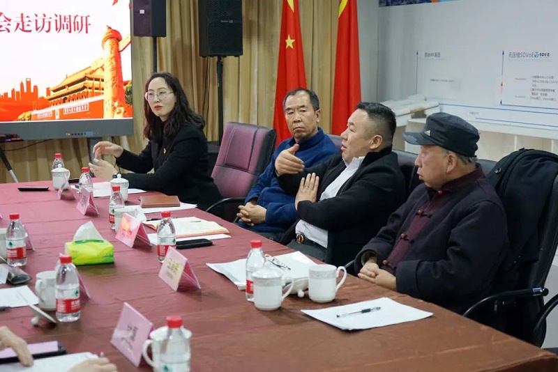 中共北京市商业服务业协会第三联合党委领导莅临北京声光视讯行业协会会长单位ZOBO香蕉视频在线播放调研工作